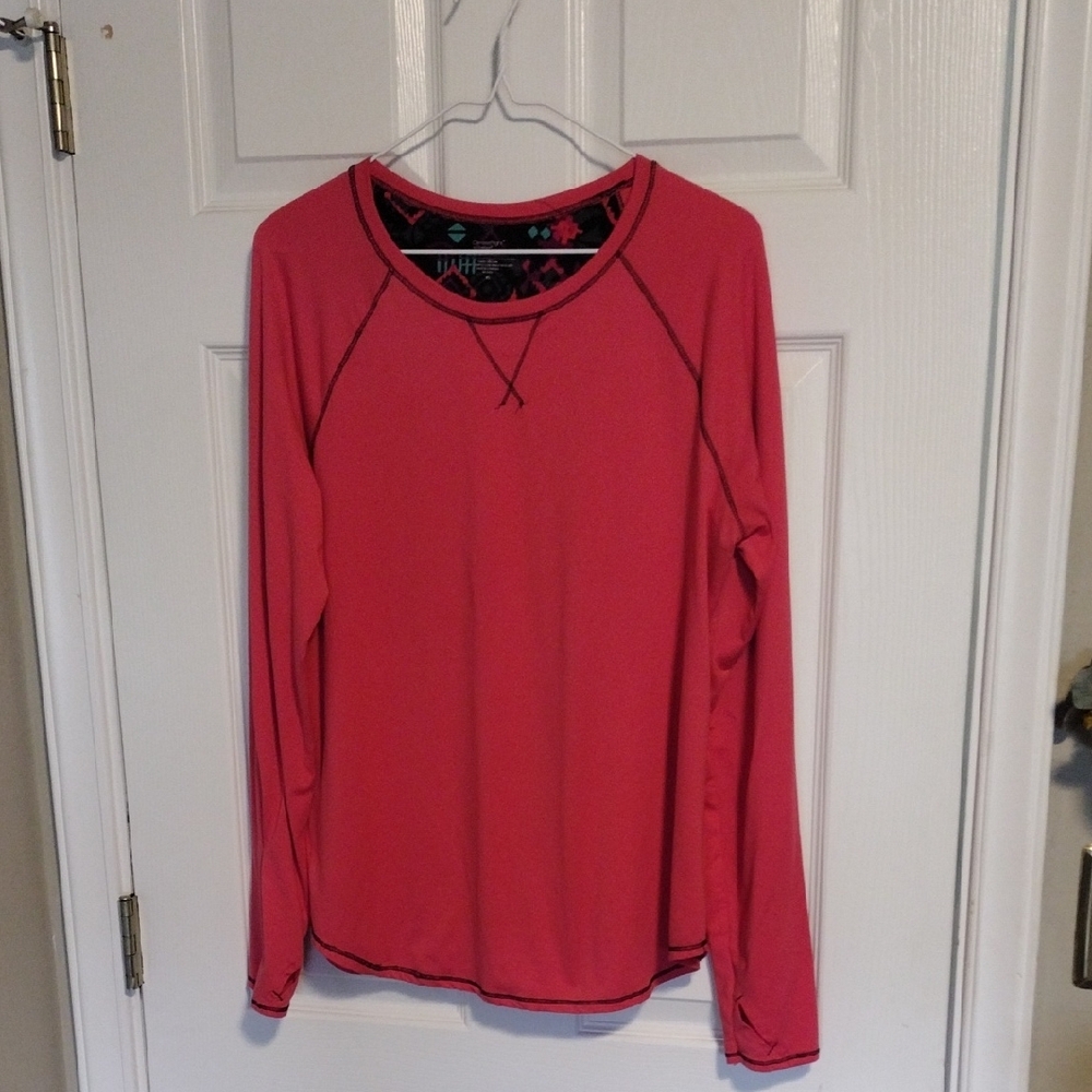 Women's Pink Long Sleeve Top
